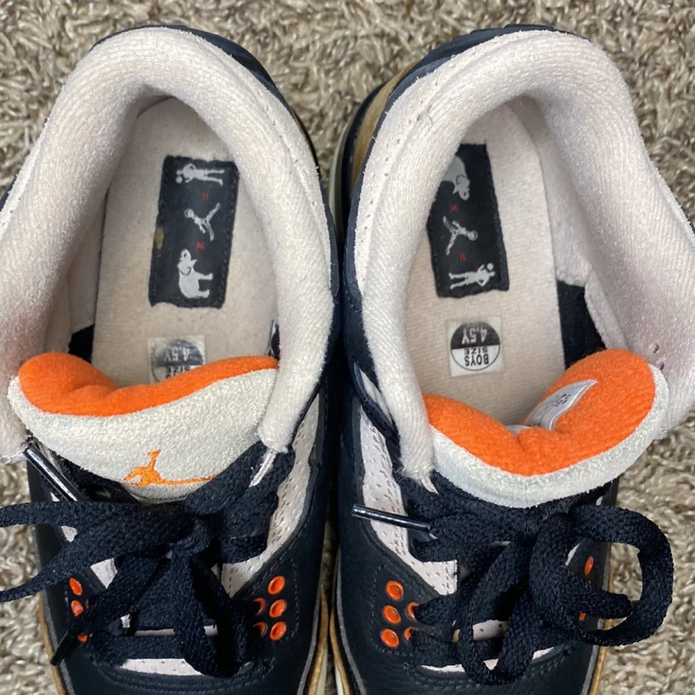 Nike Air Jordan 3 Retro Desert Elephant Boy's Sneakers 4.5 - Picture 7 of 13